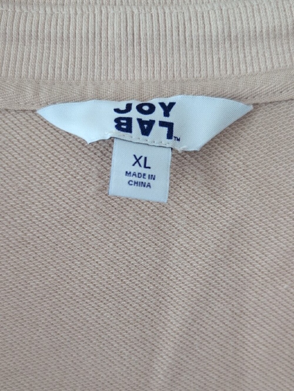 JoyLab Pale Blush Button-Front Scalloped Shacket - Picture 2 of 7